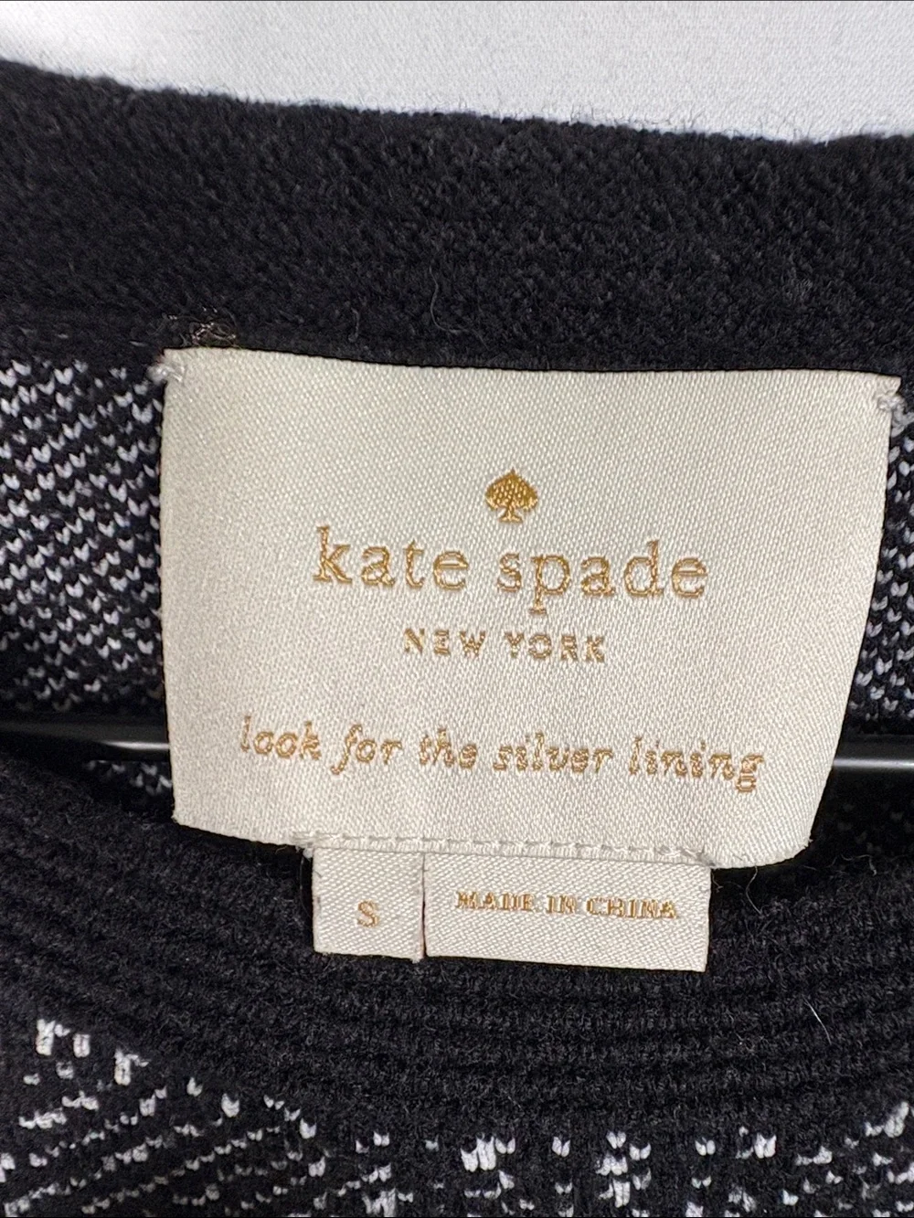 KATE SPADE New York Mod Knit Plaid Preppy Sweater Dress  size small